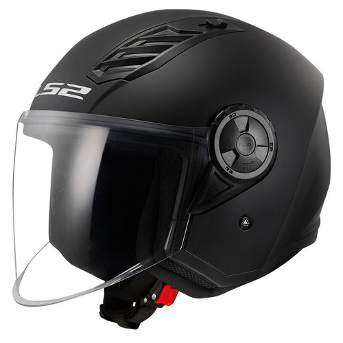 LS2 OF616 AIRFLOW II Solid Matt Black