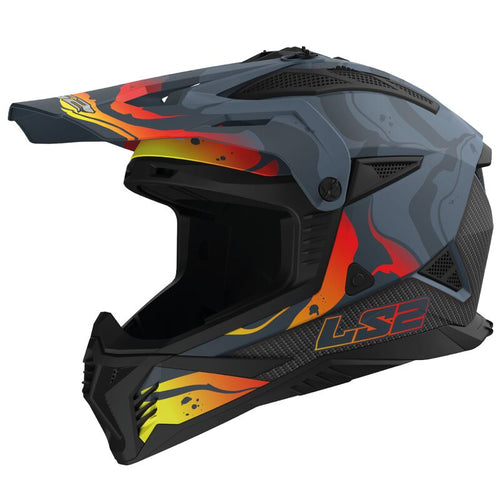 LS2 MX708 FAST II Wash Matt Dark Grey