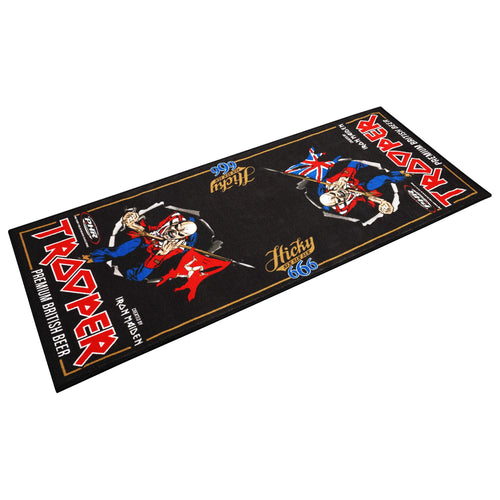 Bike It Iron Maiden Trooper Motorcycle Motorbike Garage Mat - Limited Edition