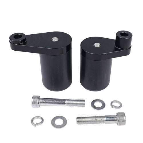 BikeTek Black STP Crash Protector For Yamaha YZF-R6 03-06