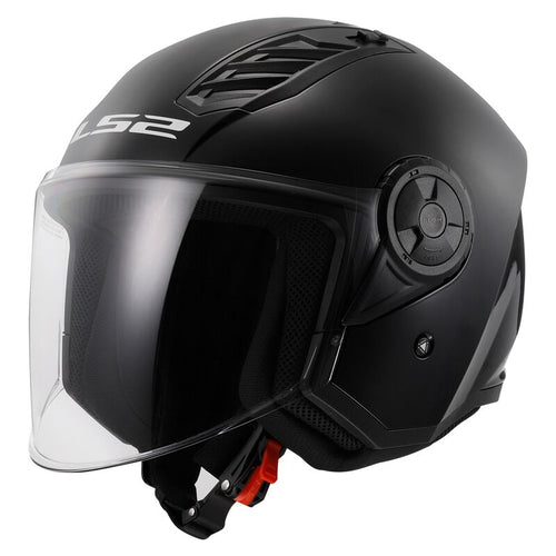 LS2 OF616 AIRFLOW II Solid Gloss Black