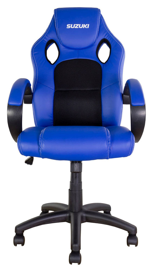 BikeTek Rider Chair Blue With Black Trim - Suzuki
