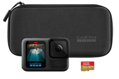 GoPro HERO13 Black Action Camera 4K - Specialty Bundle + FREE RUKSACK