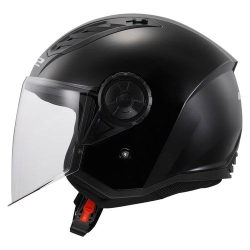 LS2 OF616 AIRFLOW II Solid Gloss Black