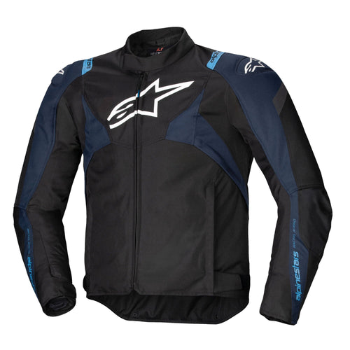 Alpinestars T-Jaws V4 Waterproof Jacket Black/Dark Blue/Blithe Blue