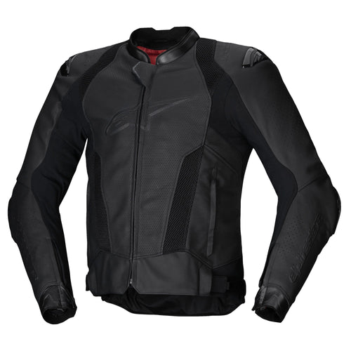 Alpinestars Missile V3 Airflow Leather Jacket Black/Black