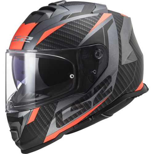 LS2 FF800 Storm II Matt Titanium Orange