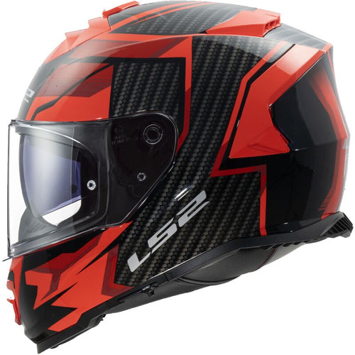 LS2 FF800 Storm II Tracker Black/Red
