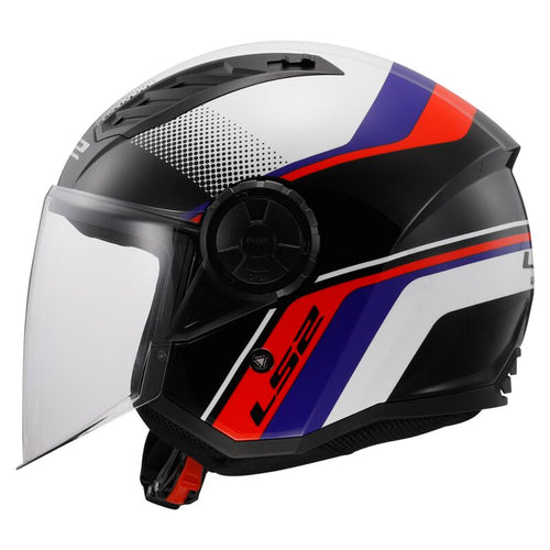 LS2 OF616 AIRFLOW II Rush White/Blue/Red