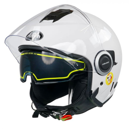 Airoh Helios Jet Helmet - White Gloss