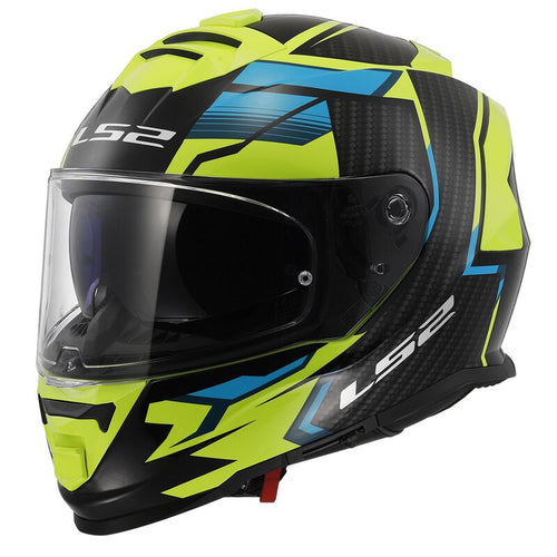 LS2 FF800 Storm II Tracker Black Hi-Vis Yellow