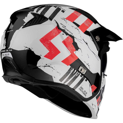MT Streetfighter Skull A0 Gloss Pearl White