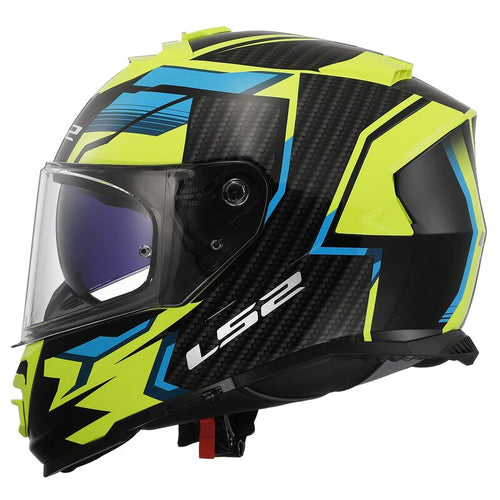 LS2 FF800 Storm II Tracker Black Hi-Vis Yellow