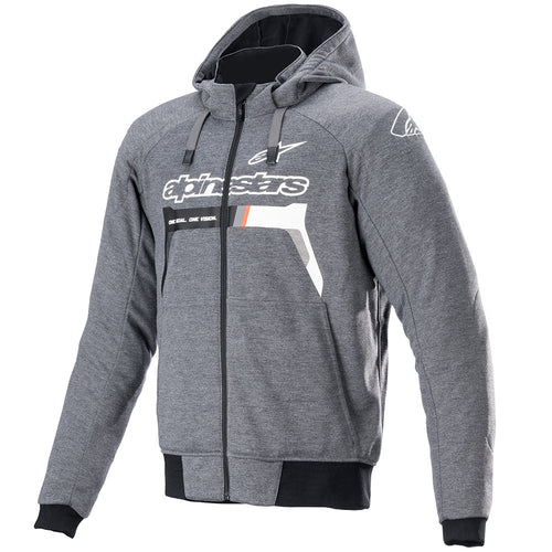 Alpinestars Chrome Ignition Hoodie Melange Dark Grey/White