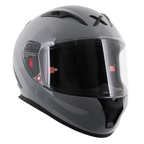 Axor Street Full Face Helmet - Solid Nardo Grey Gloss