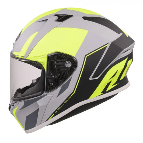 Airoh Valor Full Face Helmet - Matt Wings Fluro Yellow