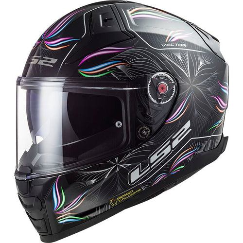 LS2 FF811 VECTOR II Spiltter Tropical Black/White