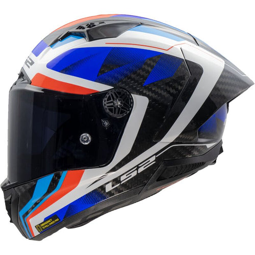 LS2 FF805 Carbon Thunder GP Aero Raute Blue/Red