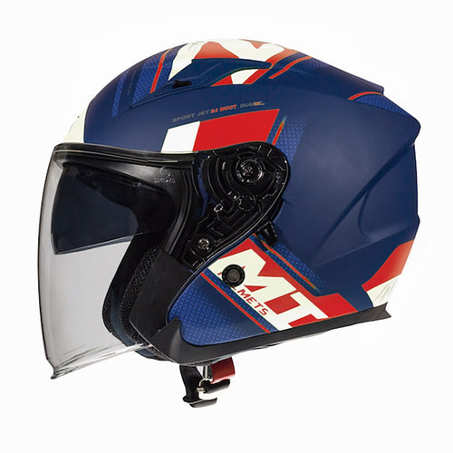 MT Avenue Sideway Matt Blue & Red & White