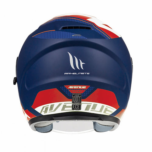 MT Avenue Sideway Matt Blue & Red & White