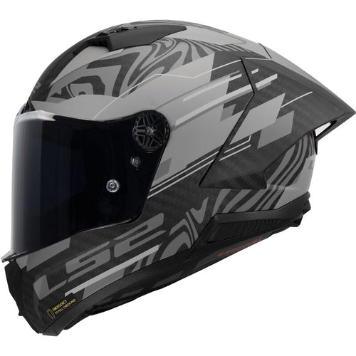 LS2 FF805 Carbon Thunder GP Aero Polar Matt Black