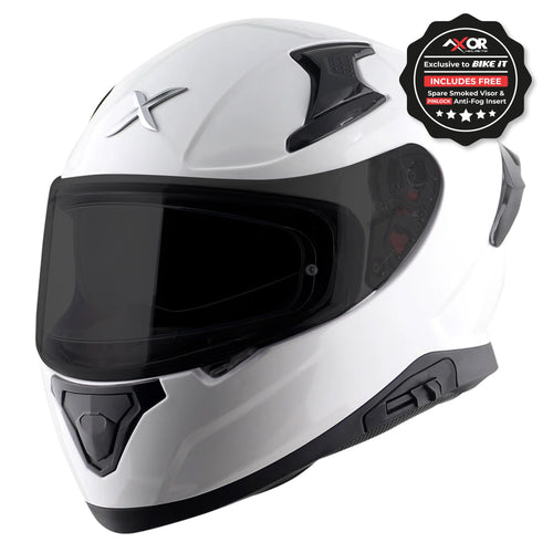 Axor Apex Full Face Helmet - Gloss White