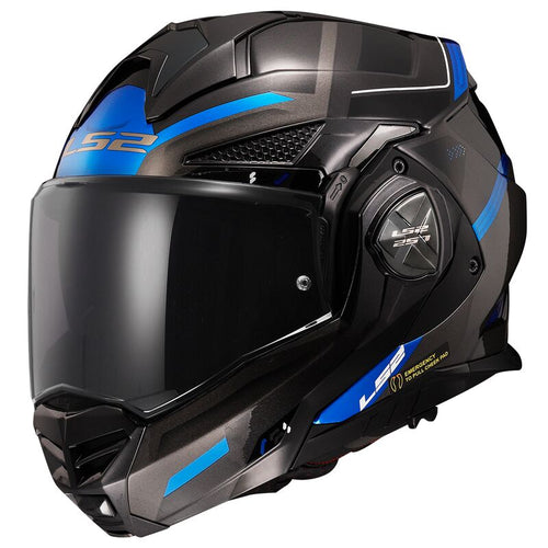 LS2 FF901 ADVANT X Spectrum Gloss Black/Titan Blue