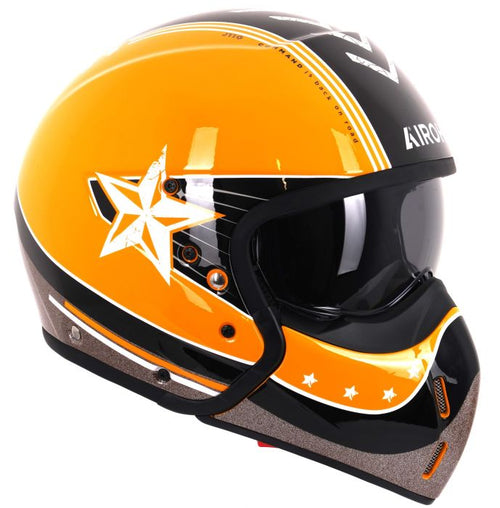 Airoh J110 Helmet - Command Yellow Gloss