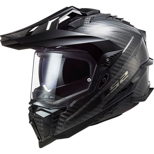 LS2 MX701 EXPLORER Carbon Gloss Black