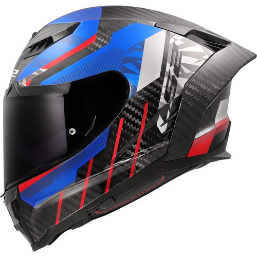 LS2 FF807 Dragon Trax Gloss Blue/Red