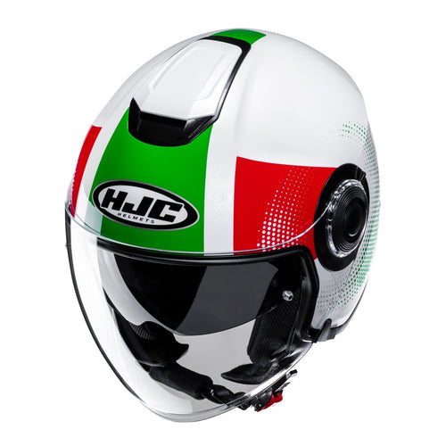 HJC I40N Pyle MC41 Green White Red