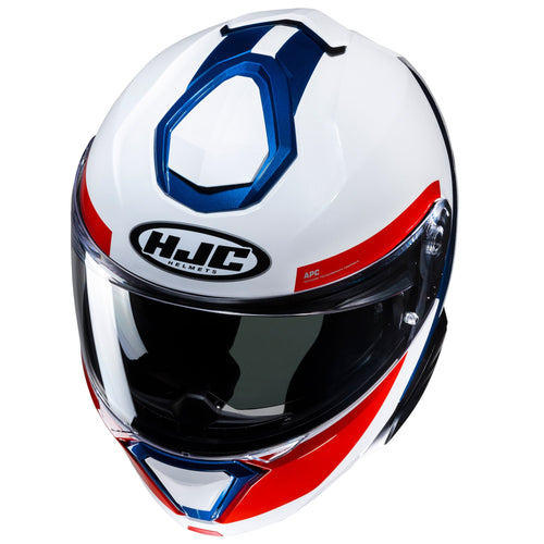 HJC I91 Bina MC21 White Blue Red
