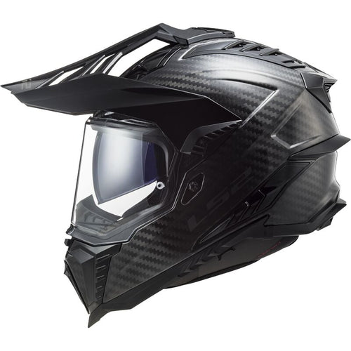 LS2 MX701 EXPLORER Carbon Gloss Black