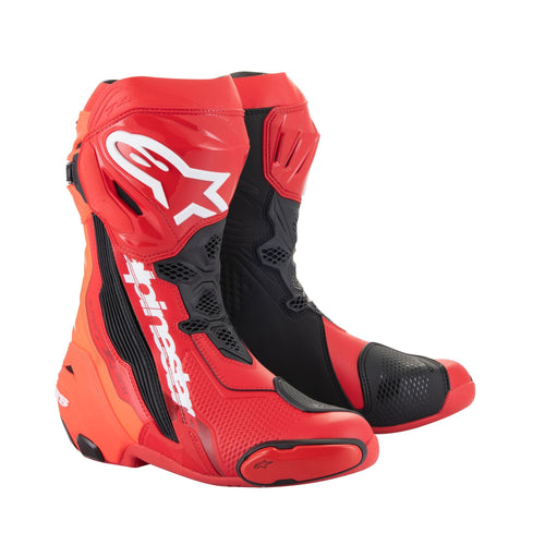 Alpinestars Supertech R Bright Red/Red Fluo Boots