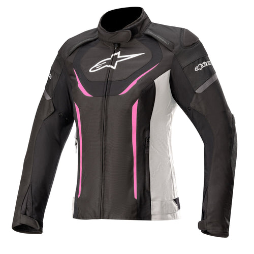 Alpinestars Stella T-Jaws v3 Waterproof Jacket Black/White & Fuchsia