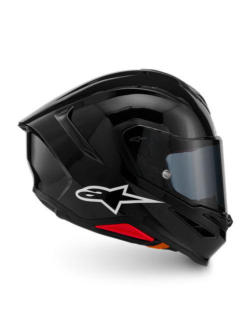 Alpinestars Supertech R7 Solid Gloss Black Helmet -Pre-order 16th October