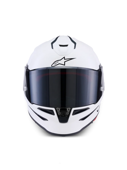 Alpinestars Supertech R7 Solid White Helmet -Pre-order 16th October
