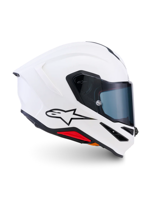 Alpinestars Supertech R7 Solid White Helmet -Pre-order 16th October