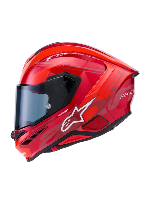 Alpinestars Supertech R7 A-Core Red White Glossy Helmet -Pre-order 16th October