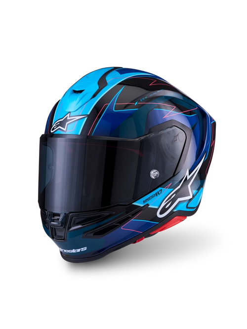 Alpinestars Supertech R7 Kinetis Blue / Pink Helmet -Pre-order 16th October