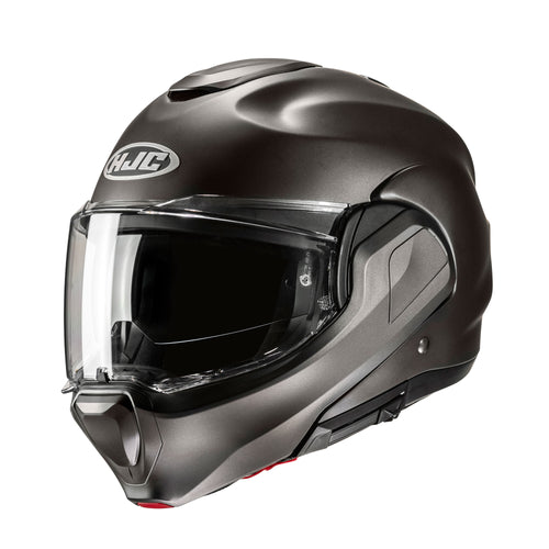 HJC F100 Semi Flat Titanium
