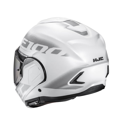 HJC F100 Hetal MC10 White