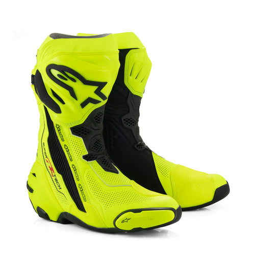 Alpinestars Supertech R Vented Yellow Fluo Black Boots