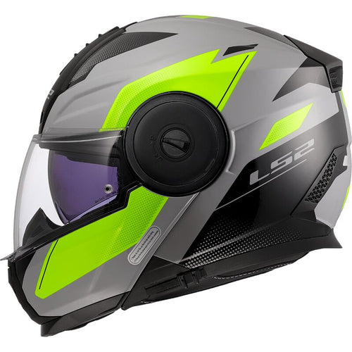 LS2 FF902 SCOPE II Duria Grey/ Hi-Viz Yellow