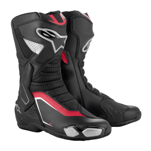 Alpinestars SMX-6 V3 Boots Black Silver Red
