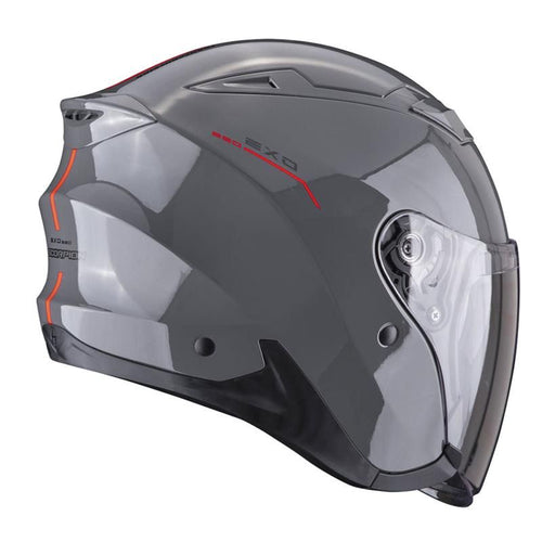 Scorpion EXO 230 SR Cement Grey Red