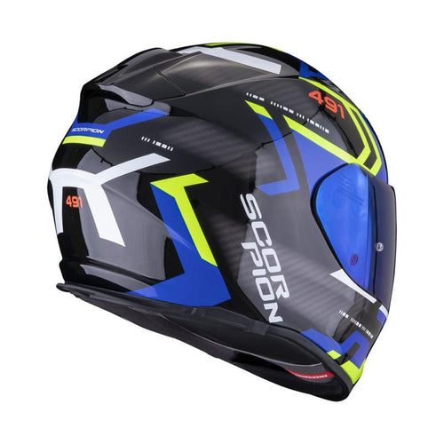 Scorpion EXO 491 Spin Black/Blue/Yellow