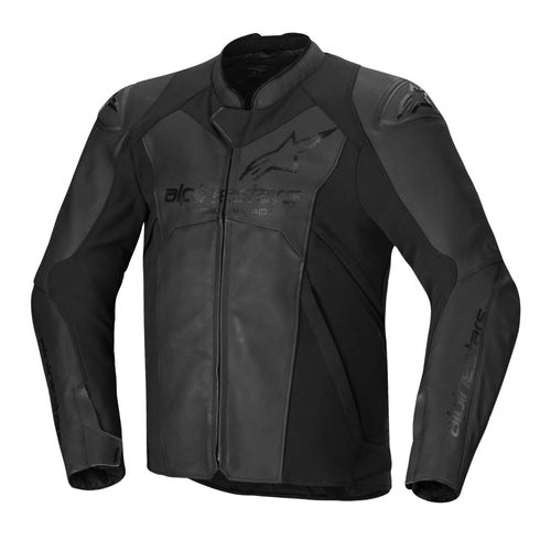 Alpinestars Faster V3 Leather Jacket Black/Black