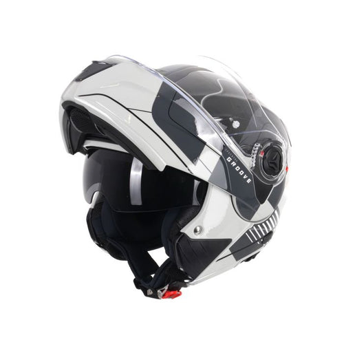 Airoh Specktre Flip-Front Helmet - Groove Grey Gloss