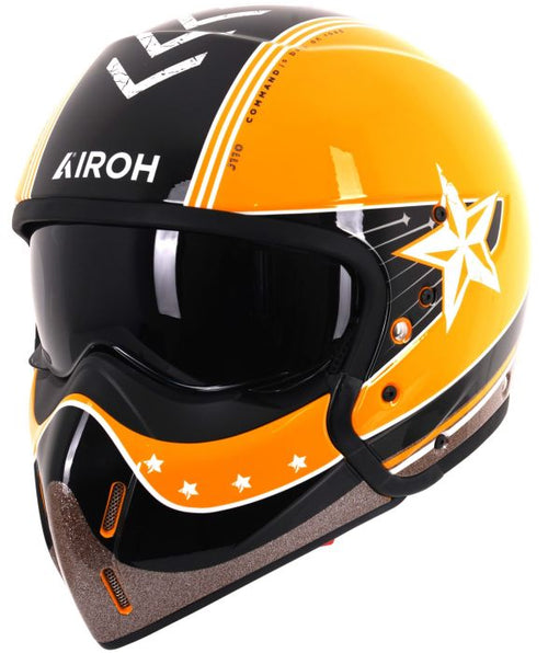 Airoh J110 Helmet - Command Yellow Gloss